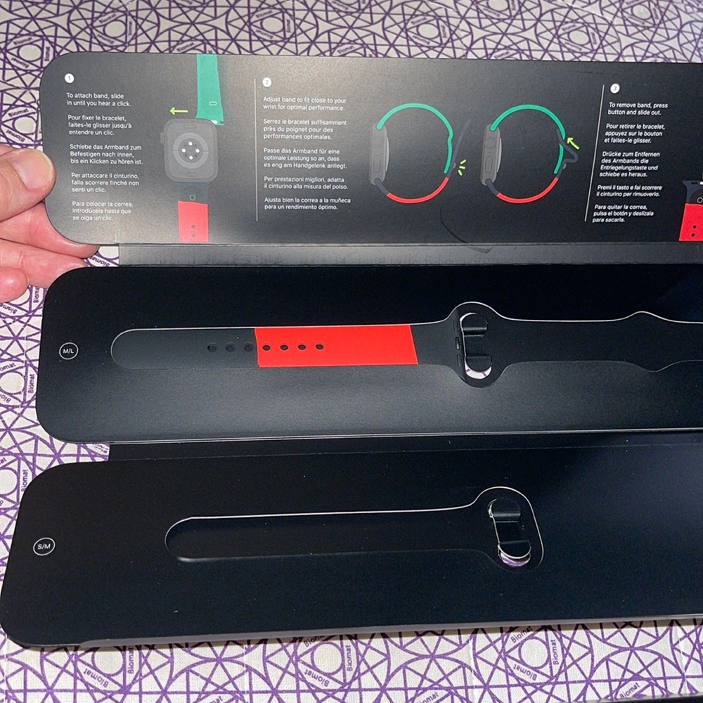 Apple Watch Black Unity Sport Band 40mm